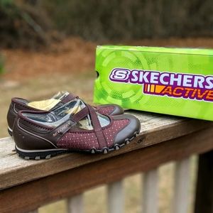 Brown bikers sandal shoea size 7